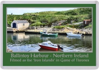 Ballintoy Harbour Fridge Magnet Game Of Thrones Filming Location (B01) • £2.49