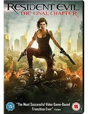 Resident Evil: The Final Chapter DVD Horror (2017) Ruby Rose New Amazing Value • £3.93