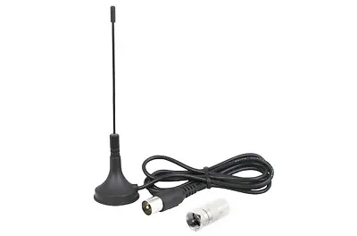 Mini Aerial TV Antenna For USB TV Tuner Portable TV - 5 DB Gain Built In • $9.85