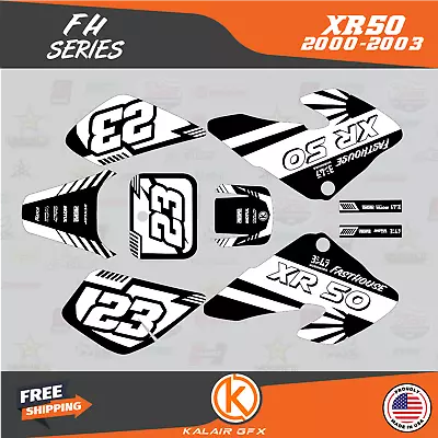 Graphics Kit For Honda XR50 (2000-2003) XR 50 FH Series - White • $48.99