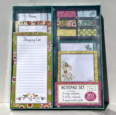 Notepad Boxed Gift Set Dena Designs Magnetic Memo Pads/Sticky Notes NEW IN BOX • $9.99