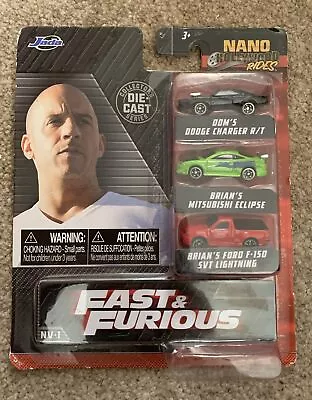 Fast And Furious NV-1  Dodge  Jada Nano Hollywood Rides Dom’s Brian’s • £12