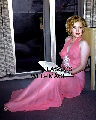 Marilyn Monroe In Provocative Pink See Thru Outfit 8x10 Photo Pinup Cheesecake • $14.41