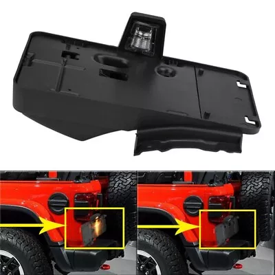 Fits Jeep Wrangler JK JKU 2006-17 Rear License Plate Holder W/ Light Tag Bracket • $46.89