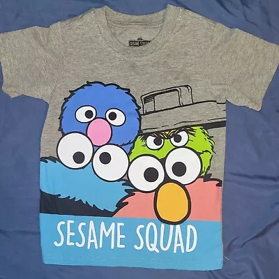 Sesame Squad T-shirt Unisex Kids T-shirt Size 3T Monsters Factory Second • $7.95