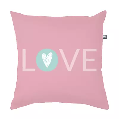 Rucomfy Fibre Filled Kids Unicorn Castle Love Cushion - Machine Wash - 40x40cm • £19.99