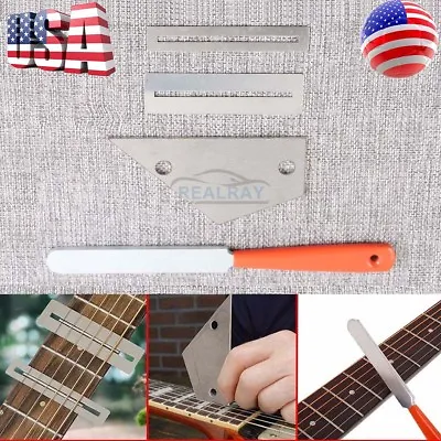 $8.98 • Buy New Guitar Fret Crowning Luthier File Leveling Grinding Tool Kits Guitar Repair