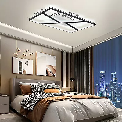 Modern LED Ceiling Light Dimmable Pendant Fixture Lamp Living Room Chandelier • $84.45