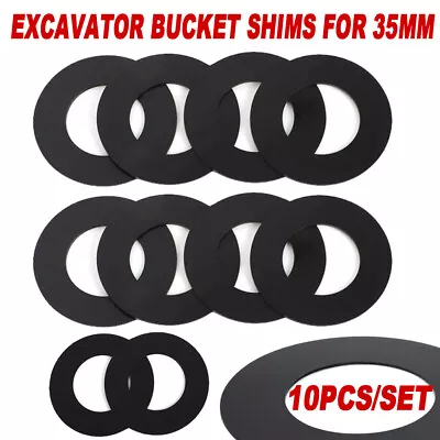 10PCS Bucket Pins Shim For 35MM Excavator Skid Steer Cat Bobcat Deere Komatsu  • $17.11