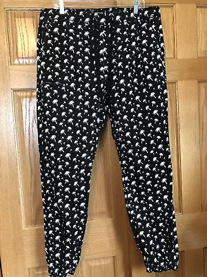 Ecko Unltd Fit-skinny Black White Palm Tree Print Jogger Pants Men’s 38 • $9.99