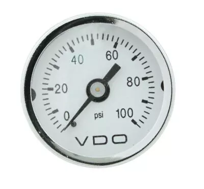 Air Cooled Oil/fuel Pressure Vdo Mini Psi Gauge 1-1/2 1/8 X 27 Npt V153003 • $58.95