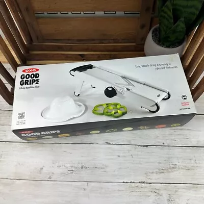 $19.99 • Buy OXO Good Grips V-Blade Mandoline Slicer  White  - Missing 2 Blades