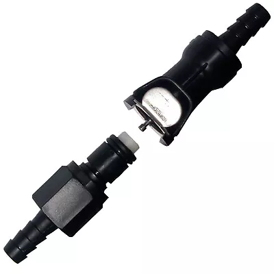 Petrol Hose Pipe Connector Shut-Off 8mm Quick Release Fuel Line Coupler  • £12.99