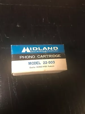 $5.95 • Buy Midland Phono Cartridge Model No. 22-503 Rare Vintage Phonograph Turntable