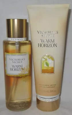 Victoria's Secret Fragrance Mist & Lotion Set Lot Of 2 WARM HORIZON • $37.65