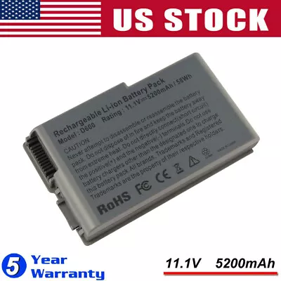 Battery For Dell Latitude D520 D500 D600 D610 C1295 11.1V 6 Cell 5200mAh/Charge • $16.98