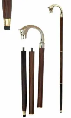 $49 • Buy New Harvy Cane Alpacca Replica Wolf Dark Shadows Walking Stick Cane For Adults