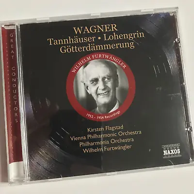 WAGNER - FURTWANGLER *FLAGSTAD Tannhäuser / Lohengrin / Gotterdammerung NAXOS CD • £6.47
