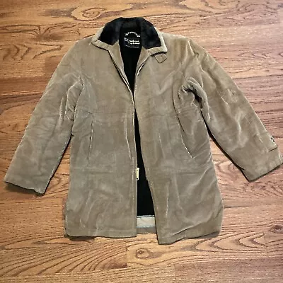 Vintage USA 70s Oakbrook Sears Brown Lined Corduroy Heavy Coat Jacket Men • $40