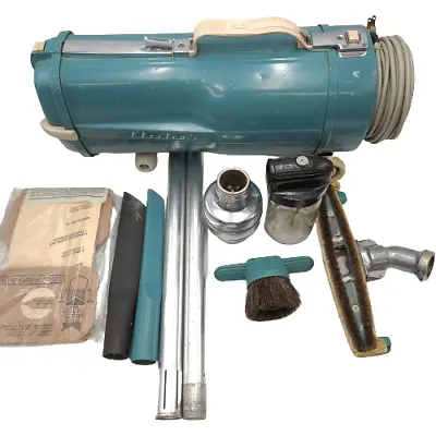 $159.88 • Buy Electrolux Model L Blue Bagged Corded Metal Canister Vacuum Cleaner Vintage 1952