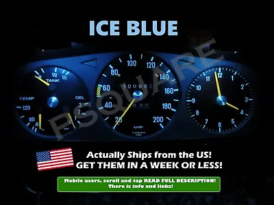 Gauge Cluster LED Dashboard Bulbs Ice Blue For Mercedes Benz 77 85 W123 Chassis  • $9.30