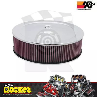 K&N Round Air Cleaner Assembly 14 X 4 - KN60-1260 • $182.85