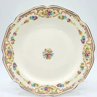 1930s Mount Clemens MILDRED Floral 9  Luncheon Plate USA • $10.46