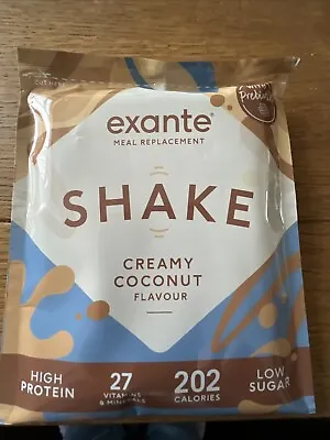 £23.99 • Buy 20 Exante Low Sugar Meal Creamy Coconut Replacement Shakes