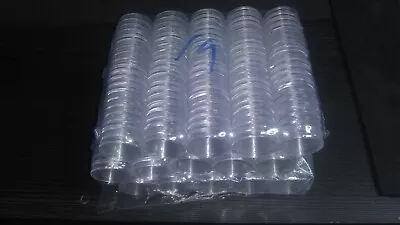 300 New 19.5 Mm Clear Coin Capsules NOT FOR PENNIES 3 Packs Of A Hundred Each • $12.95