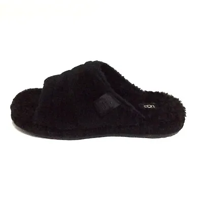 UGG Fluff You Black Slipper Mens Size 12 Slip On • $60.97