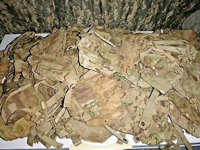 USGI Lot Of 2 OCP Multicam Molle Canteen Pouches (DEFECT / FOR REPAIR) • $11.89