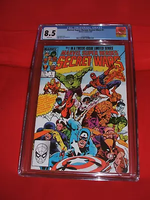 Marvel Super Heroes Secret Wars 1 Cgc 8.5 White Pages • £99.99