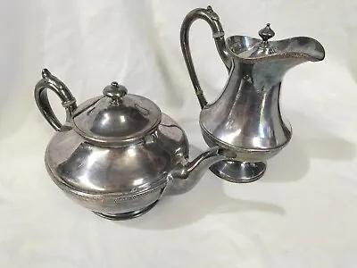 Antique Teapot & Water Jug Quality EPBM Silver Plate Teapot & Water Jug Dixon • $78.95