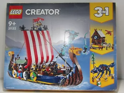 £80 • Buy Lego - 31132 - Viking Ship And The Midgard Serpent - Box Opened - Contents New