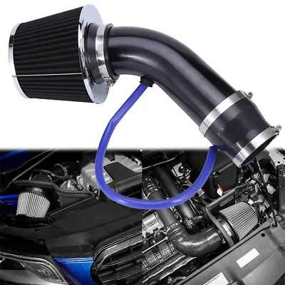 Black Cold Air Intake Filter Alumimum Induction Kit Hose System Fit For Mazda 3 • $59.11