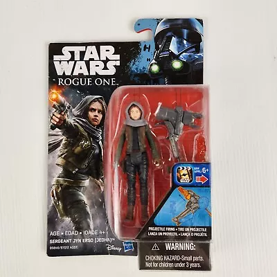 Star Wars Rogue One SERGEANT JYN ERSO (JEDHA) 3.75  Action Figure Hasbro 2016 • $19.54