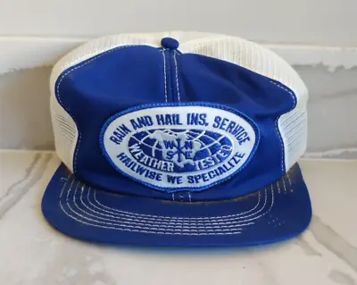 Vtg K-Products Rain And Hail Mesh Back Trucker Snapback Hat Cap Big Patch USA • $14.99