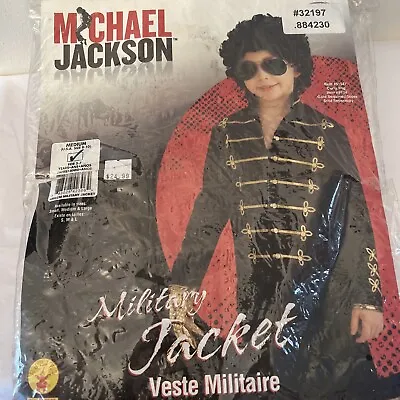 Michael Jackson Military Jacket Costume Accessory Child Med (Ages 5-7) - NEW! • $16.99