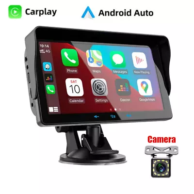 7  Touch Screen Car Linux Monitor Radio Player With Camera For Wireless Carplay • $125.82