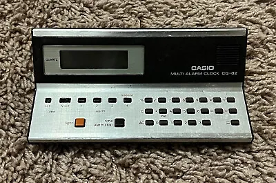 Casio Vintage Multi Alarm Clock Time Calculator CQ-82 • $29.99