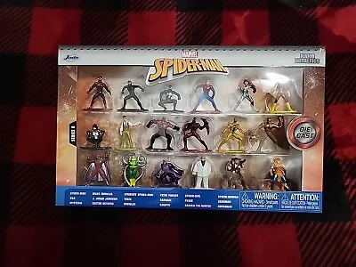 Jada Spider-Man 1.65  Die-cast Nano Metalfigs 18-Pack Marvel Comics Series 8 New • $15