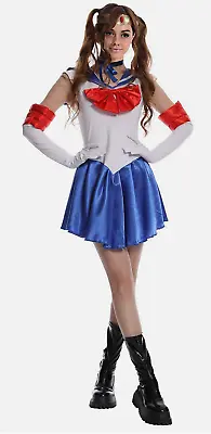 90s Sailor Moon Ladies Costume Dress Gloves And Headpiece • $49.99