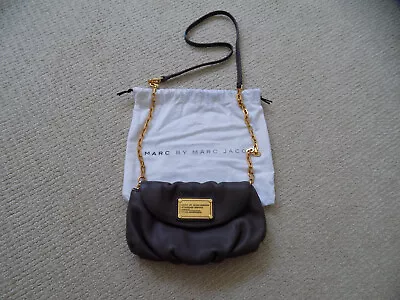 Authentic Marc By Marc Jacobs Classic Q Karlie Crossbody Purse Bag Pewter Gold • $199.99