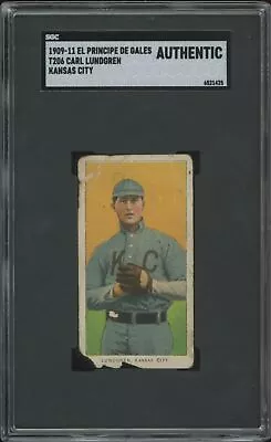 1909 T206 Carl Lundgren Nno Poor Epdg Rare Sgc A Baseball Kansas City Blues • $480