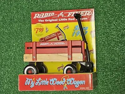 1997 Radio Flyer 7  Mini Toy  My Little Wood Wagon  #902 - New Old Stock • £34.06