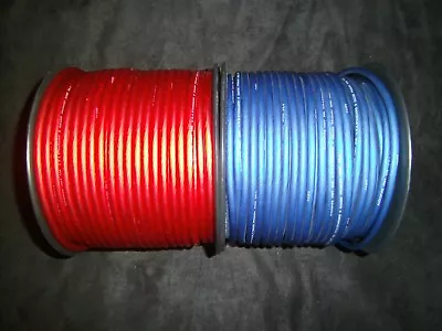 Per 5 Ft 8 Gauge Speaker Wire Red Blue Superflex Flex Cable Awg Monster Subs • $9.95