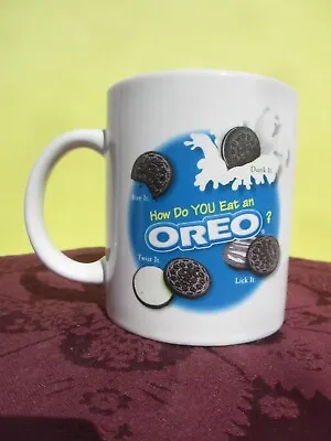 £7.87 • Buy Oreo Cookies How Do You Eat An Oreo Nabisco Foods Coffee Mug Cup Twist Bite Dunk