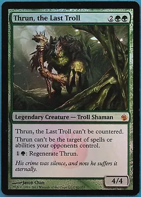 Thrun The Last Troll FOIL Mirrodin Besieged HEAVILY PLD CARD (439971) ABUGames • $14.09