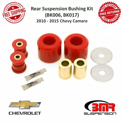 BMR Suspension Rear Suspension Bushing Kit Poly Red For 10-15 Chevrolet Camaro • $210.21