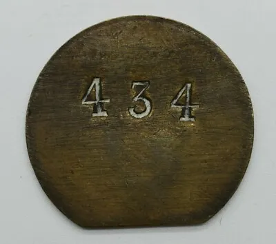 Railway Pay Check Token No 434 (Ref469) • £7.84